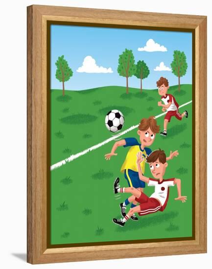 The Winning Goal - Jack & Jill-Eric Sturdevant-Framed Premier Image Canvas