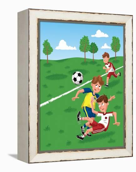 The Winning Goal - Jack & Jill-Eric Sturdevant-Framed Premier Image Canvas