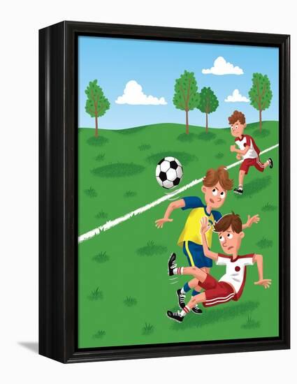 The Winning Goal - Jack & Jill-Eric Sturdevant-Framed Premier Image Canvas