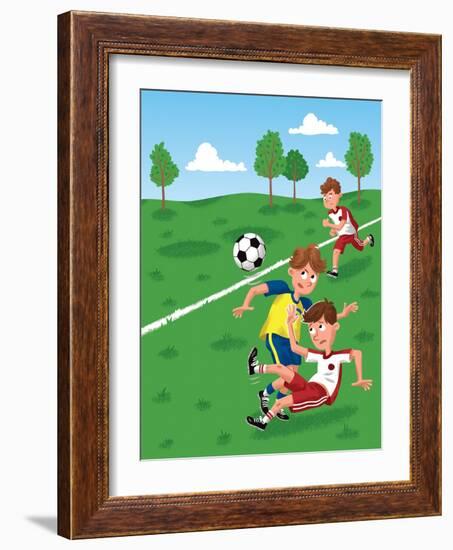 The Winning Goal - Jack & Jill-Eric Sturdevant-Framed Giclee Print