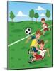 The Winning Goal - Jack & Jill-Eric Sturdevant-Mounted Giclee Print