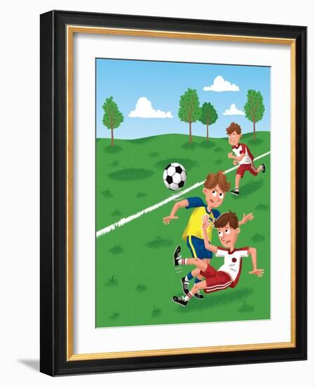 The Winning Goal - Jack & Jill-Eric Sturdevant-Framed Giclee Print