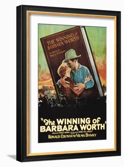 The Winning of Barbara Worth-null-Framed Art Print