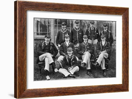 The Winning Oxford Boat Race Crew, 1896-null-Framed Giclee Print