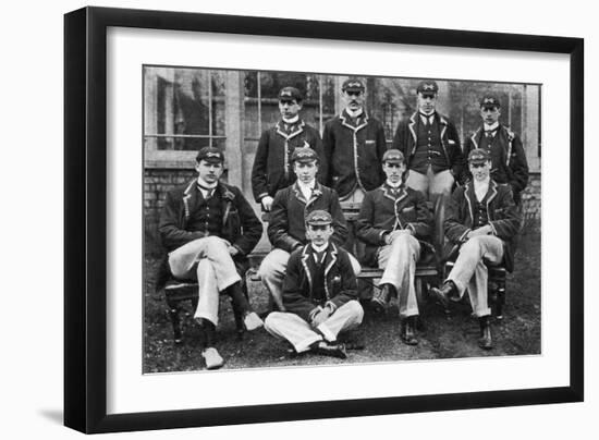 The Winning Oxford Boat Race Crew, 1896-null-Framed Giclee Print