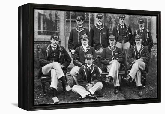The Winning Oxford Boat Race Crew, 1896-null-Framed Premier Image Canvas