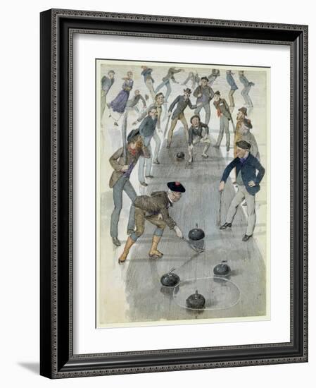 The Winning Shot, Duddingston Loch-Charles Altamont Doyle-Framed Giclee Print