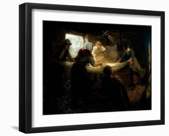 The Winnowing Sheet, 1898-Ralph Hedley-Framed Giclee Print