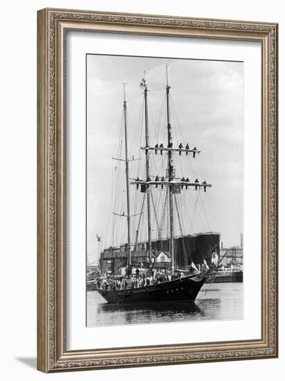 The Winston Churchill Ship 1973-Staff-Framed Photographic Print