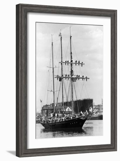 The Winston Churchill Ship 1973-Staff-Framed Photographic Print