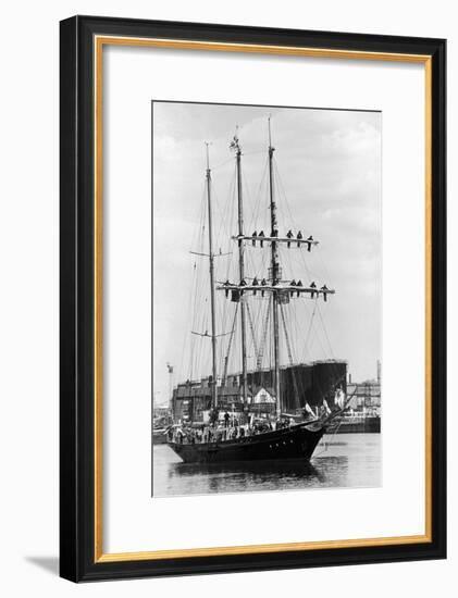 The Winston Churchill Ship 1973-Staff-Framed Photographic Print