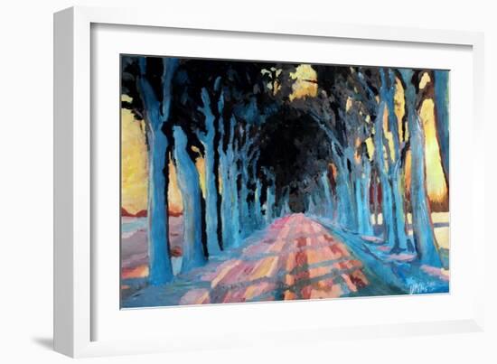 The Winter Alley-Markus Bleichner-Framed Art Print