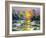 The Winter Landscape Executed By Oil On A Canvas-balaikin2009-Framed Art Print