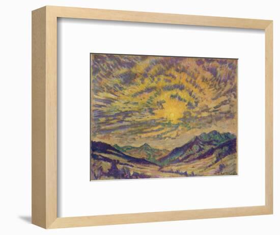 The Winter Sun, c1885-1925, (1925)-Unknown-Framed Giclee Print