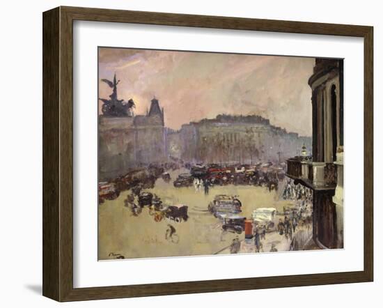 The Winter Sun, Hyde Park Corner, 1925-Sir John Lavery-Framed Giclee Print