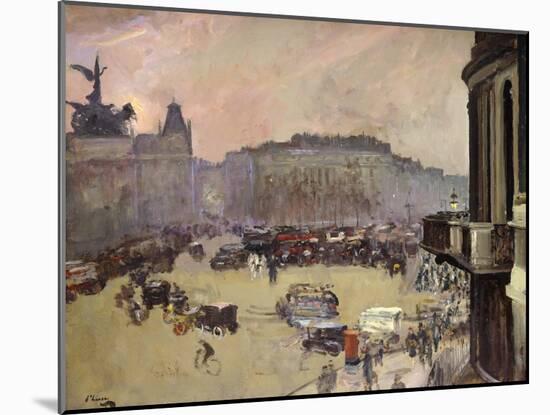 The Winter Sun, Hyde Park Corner, 1925-Sir John Lavery-Mounted Giclee Print