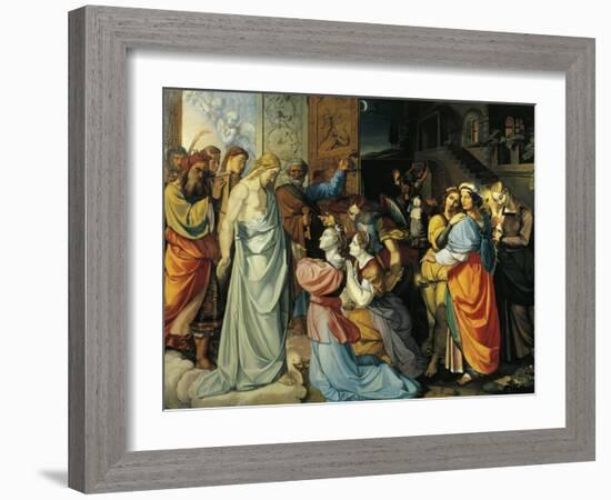 The Wise and Foolish Virgins, 1813-Peter Von Cornelius-Framed Giclee Print