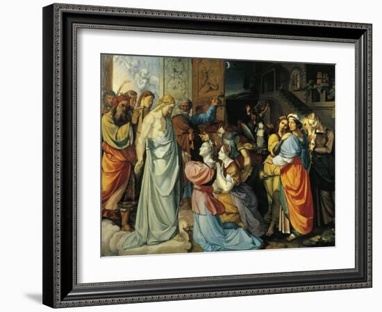 The Wise and Foolish Virgins, 1813-Peter Von Cornelius-Framed Giclee Print