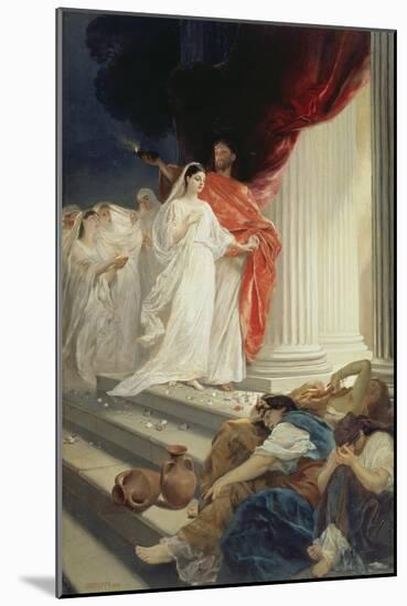 The Wise and Foolish Virgins, 1886-Ernst Friedrich von Liphardt-Mounted Giclee Print