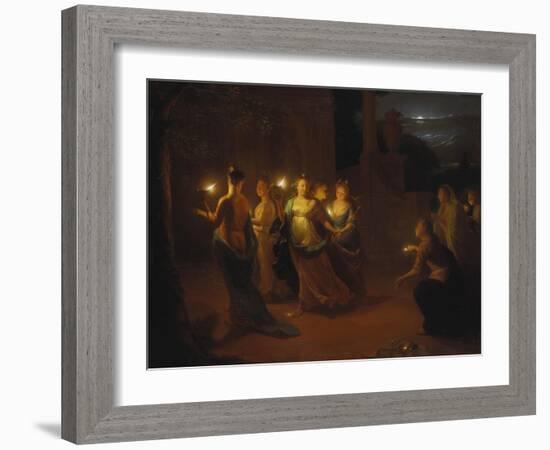 The Wise and Foolish Virgins-Godfried Schalcken-Framed Giclee Print