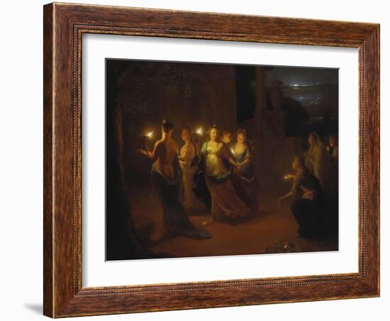 The Wise and Foolish Virgins-Godfried Schalcken-Framed Giclee Print