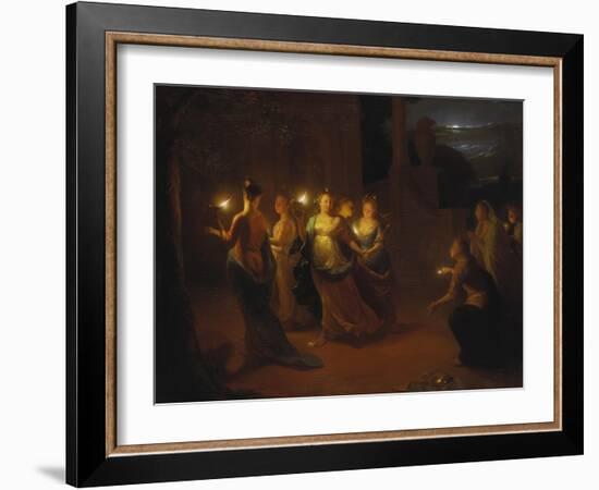 The Wise and Foolish Virgins-Godfried Schalcken-Framed Giclee Print