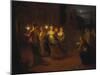 The Wise and Foolish Virgins-Godfried Schalcken-Mounted Giclee Print