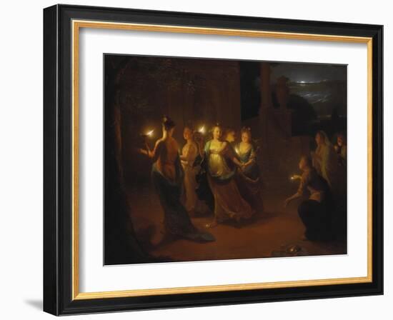 The Wise and Foolish Virgins-Godfried Schalcken-Framed Giclee Print