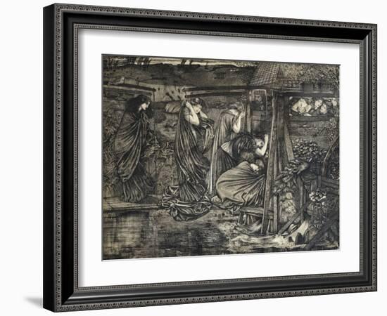 The Wise and Foolish Virgins-Edward Burne-Jones-Framed Giclee Print