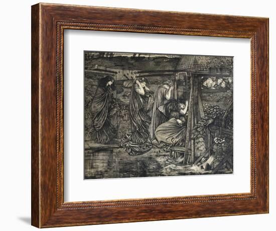 The Wise and Foolish Virgins-Edward Burne-Jones-Framed Giclee Print