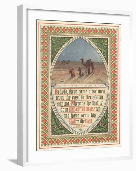 The Wise Men from the East-English School-Framed Giclee Print