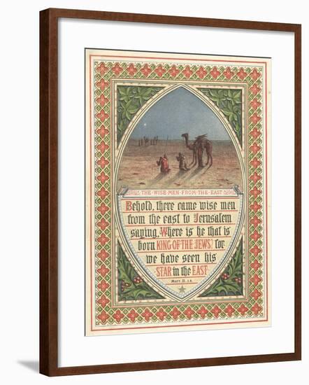 The Wise Men from the East-English School-Framed Giclee Print