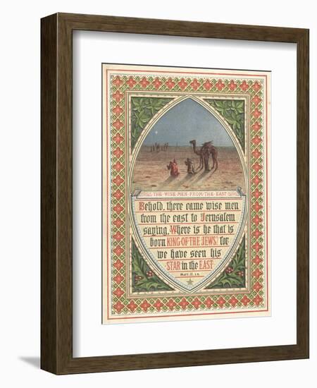 The Wise Men from the East-English School-Framed Giclee Print