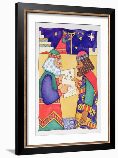 The Wise Men Looking for the Star of Bethlehem-Cathy Baxter-Framed Giclee Print