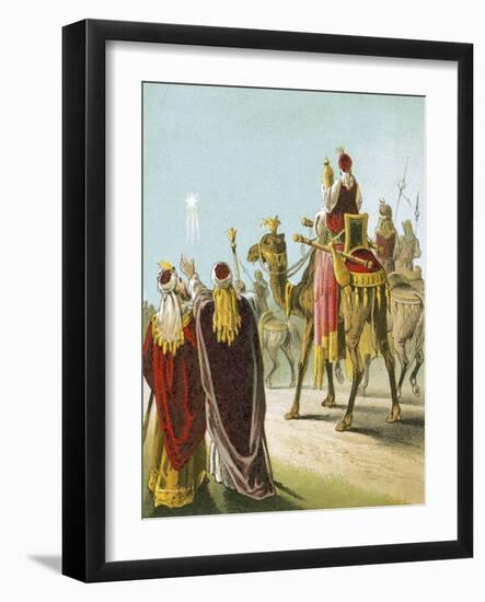 The Wise Men of the East-English-Framed Giclee Print