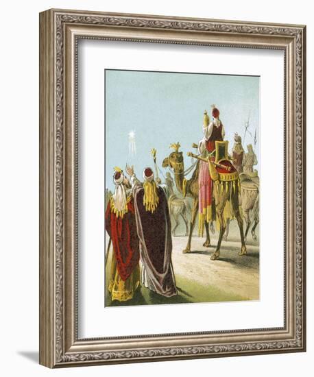 The Wise Men of the East-English-Framed Premium Giclee Print