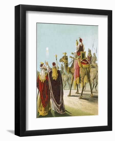 The Wise Men of the East-English-Framed Premium Giclee Print