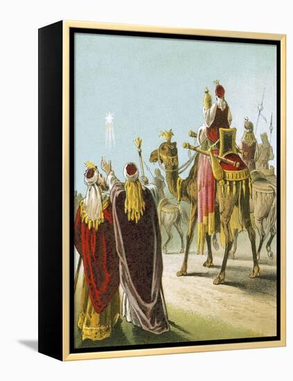 The Wise Men of the East-English-Framed Premier Image Canvas