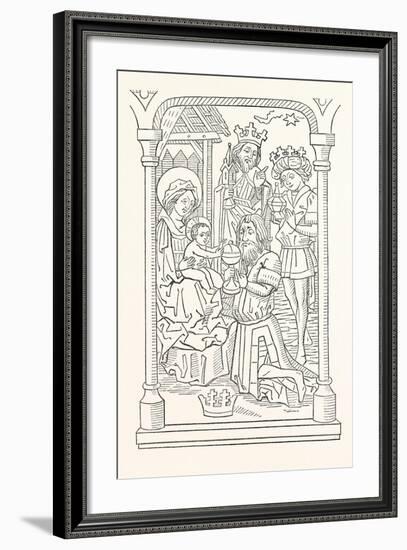 The Wise Men's Offering-null-Framed Giclee Print