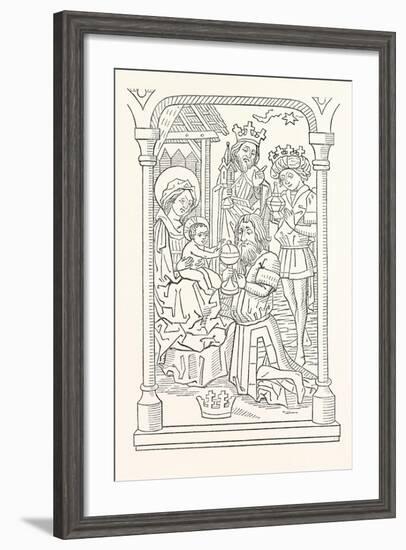 The Wise Men's Offering--Framed Giclee Print
