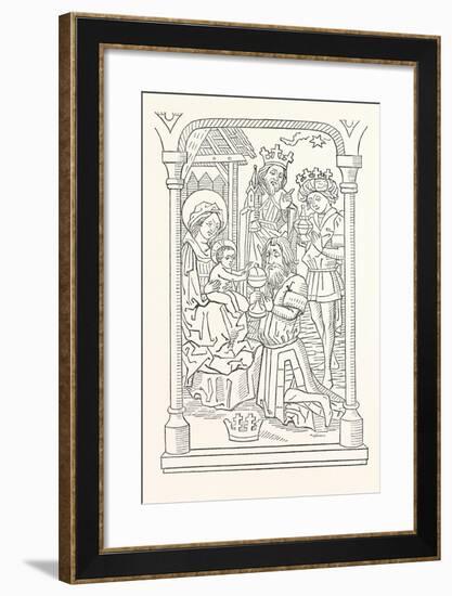 The Wise Men's Offering-null-Framed Giclee Print