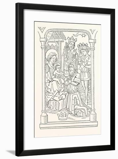 The Wise Men's Offering-null-Framed Giclee Print