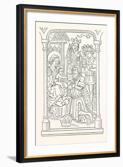 The Wise Men's Offering-null-Framed Giclee Print