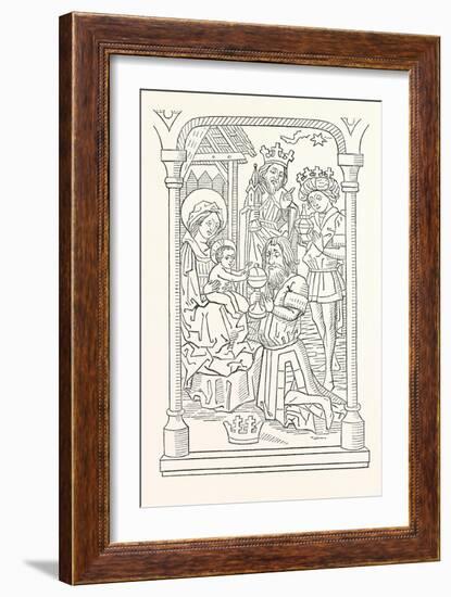 The Wise Men's Offering-null-Framed Giclee Print