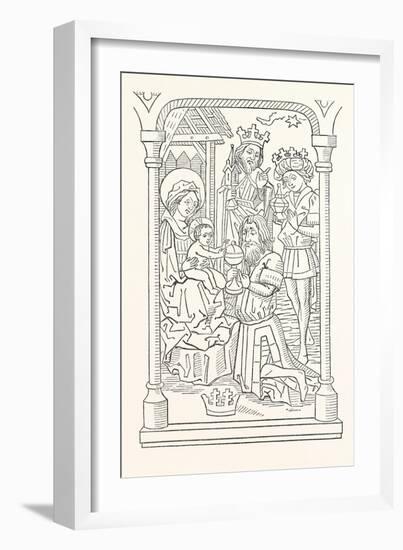 The Wise Men's Offering-null-Framed Giclee Print