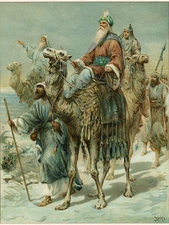 The Wise Men Seeking Jesus' Giclee Print - Ambrose Dudley