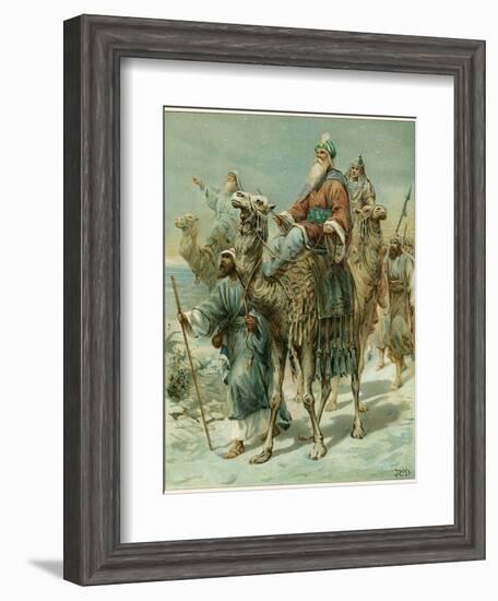 The Wise Men Seeking Jesus-Ambrose Dudley-Framed Giclee Print