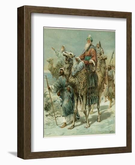 The Wise Men Seeking Jesus-Ambrose Dudley-Framed Giclee Print