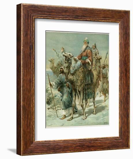 The Wise Men Seeking Jesus-Ambrose Dudley-Framed Giclee Print