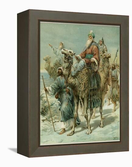 The Wise Men Seeking Jesus-Ambrose Dudley-Framed Premier Image Canvas